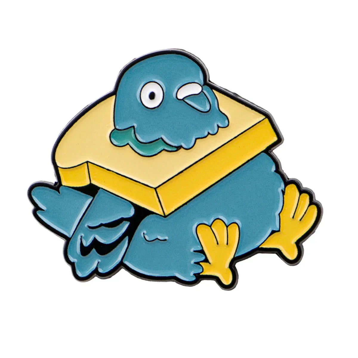 Cute Pigeon Enamel Pin Cartoon Bird Brooch Pines Lapel Pins Badge on Backpack Clothing Accessories Fashion Jewelry