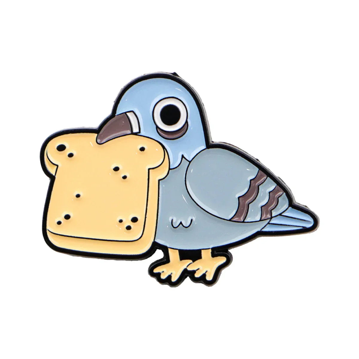 Cute Pigeon Enamel Pin Cartoon Bird Brooch Pines Lapel Pins Badge on Backpack Clothing Accessories Fashion Jewelry