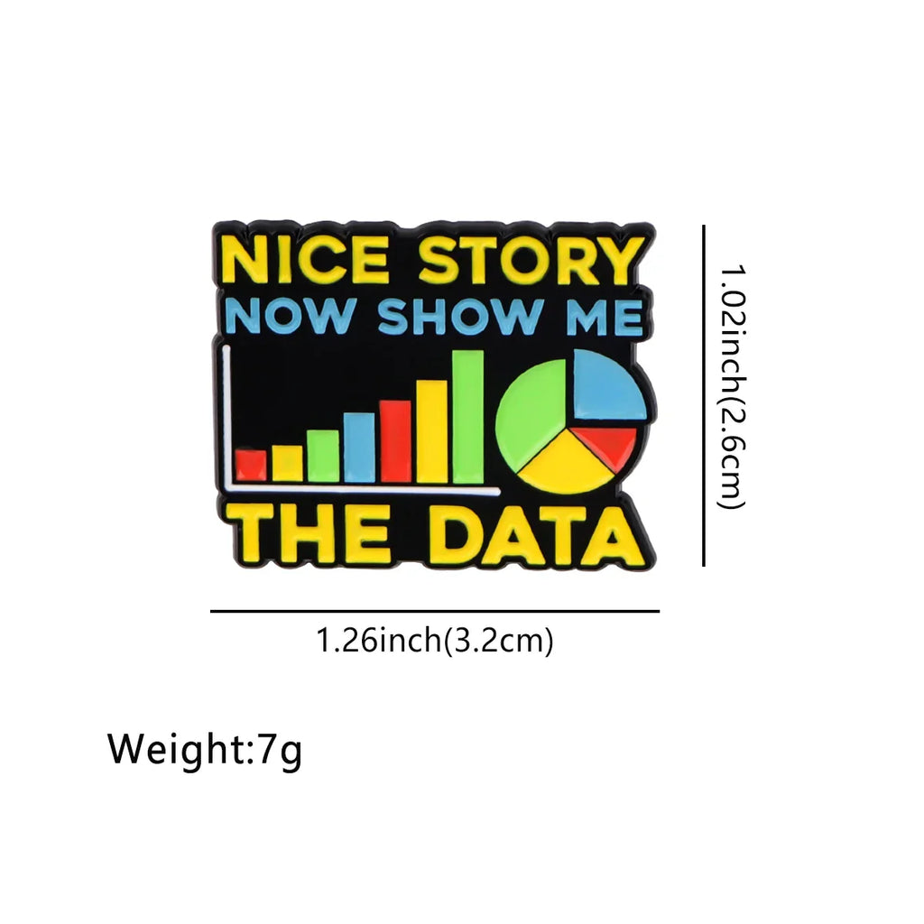 Data Scientist Enamel Pin 1 / MULTI