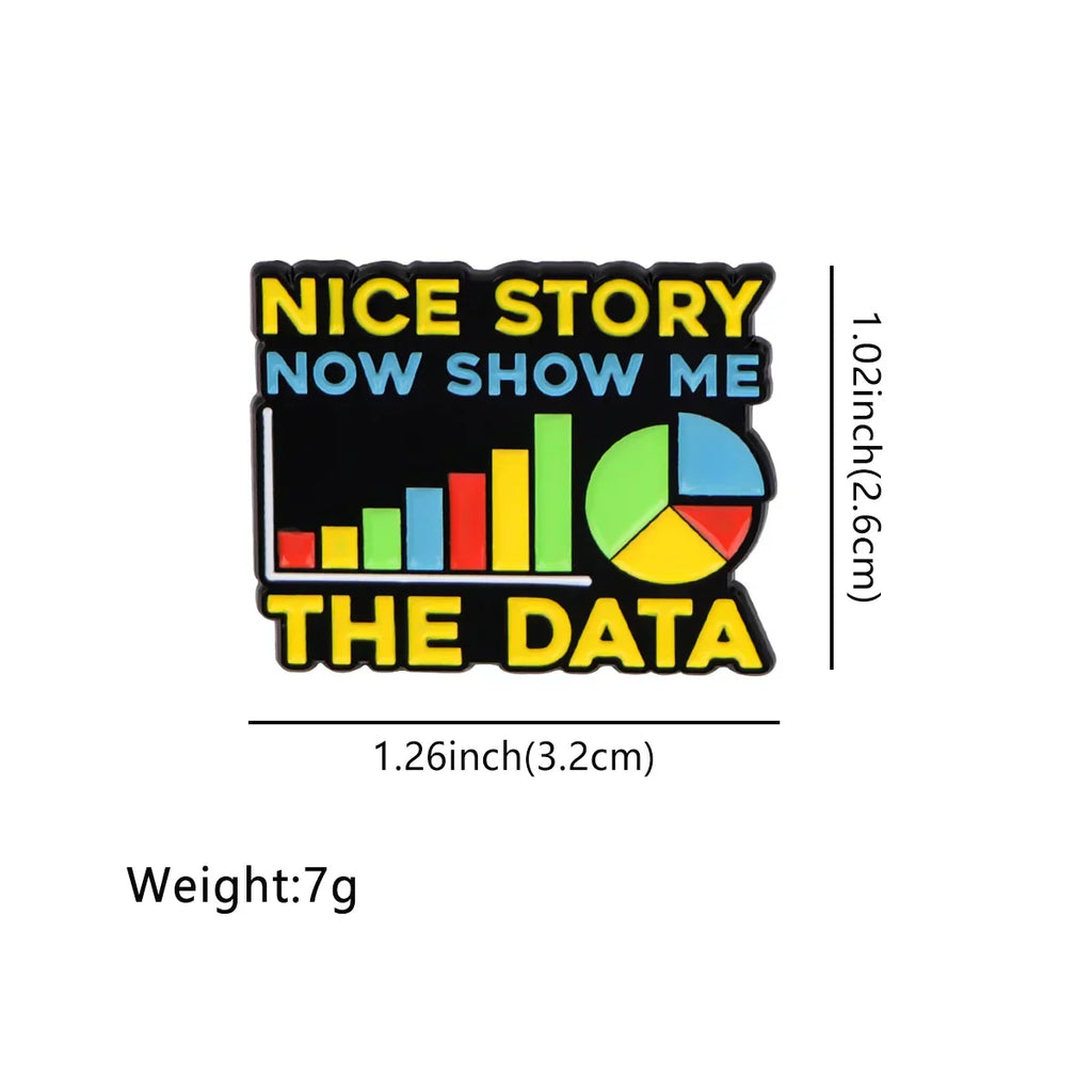 Data Scientist Enamel Pin 1 / MULTI