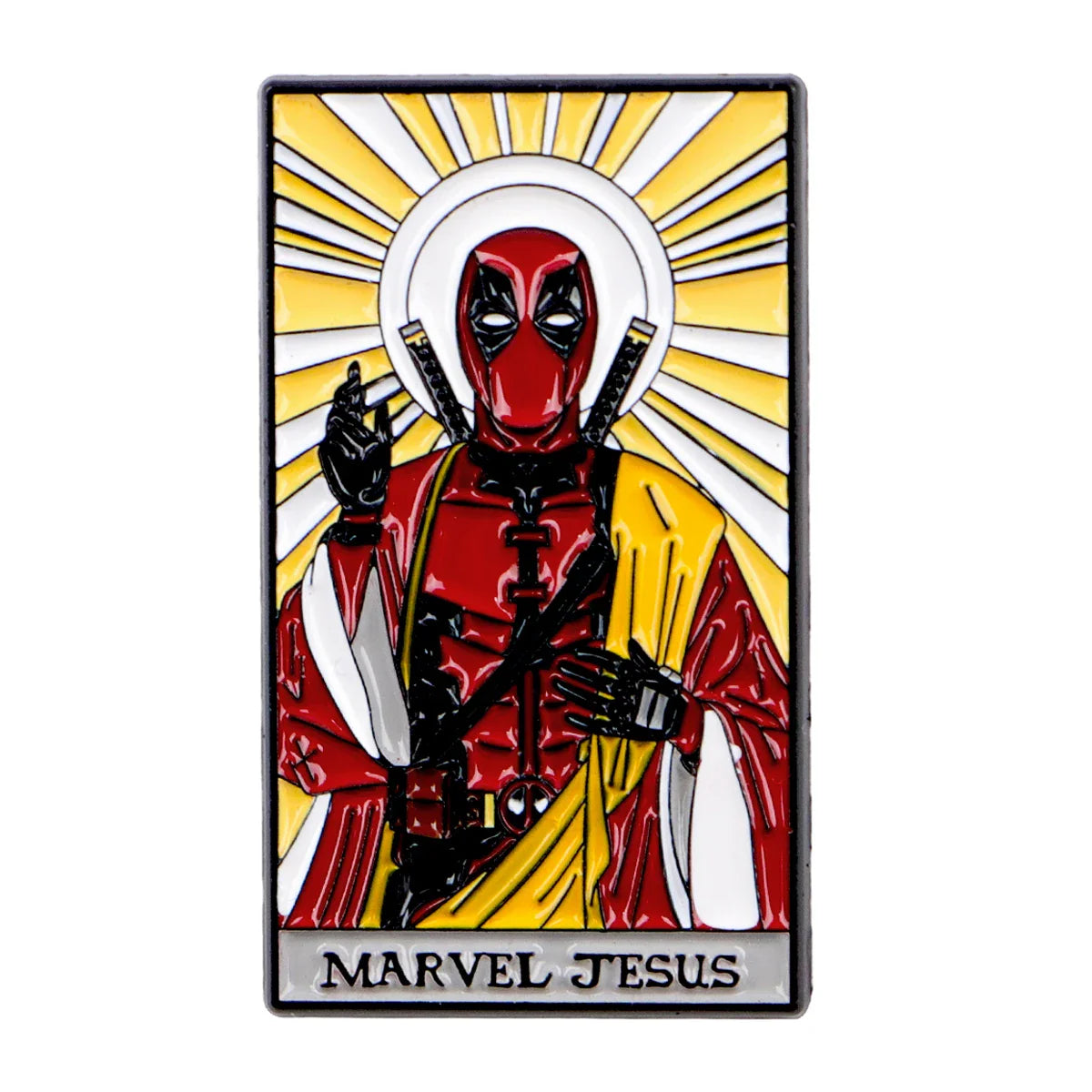 Dead Pool Jesus Enamel Pin 1