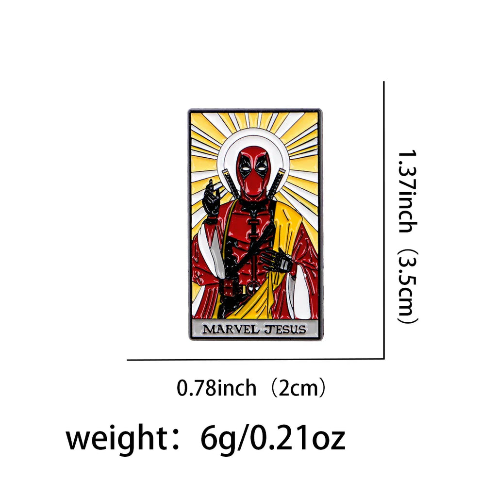 Dead Pool Jesus Enamel Pin 1