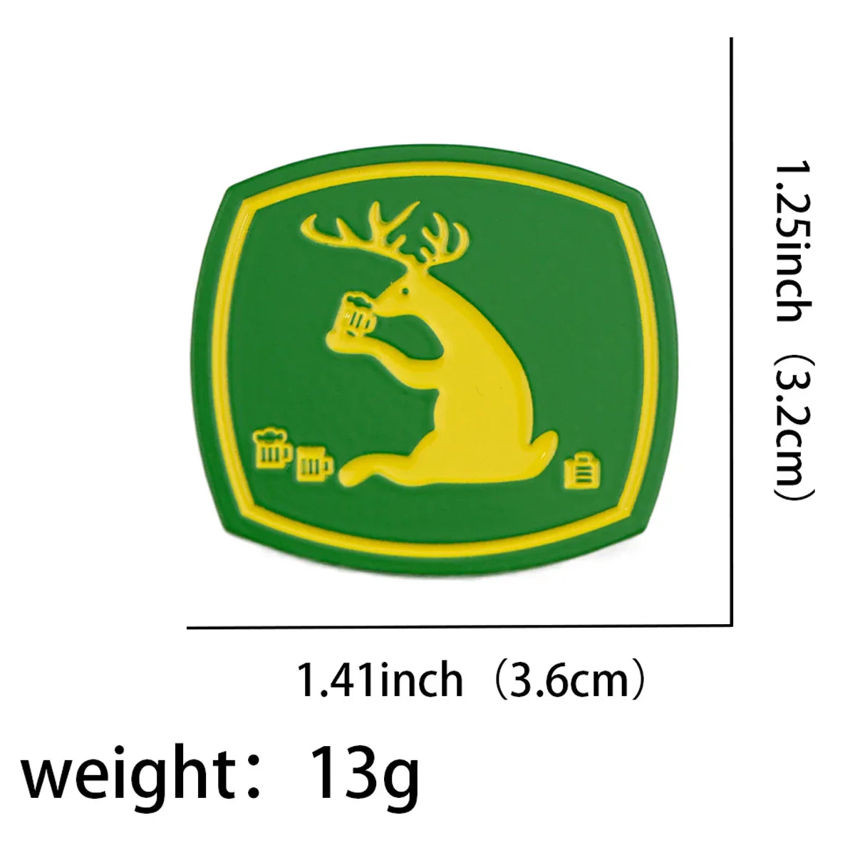 Deer Deer Enamel Pin 1