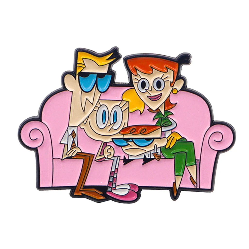 Cartoon Enamel Pin Funny Family Brooch Pines Lapel Pins Badge on Backpack Clothing Accessories Anime Jewelry Birthday