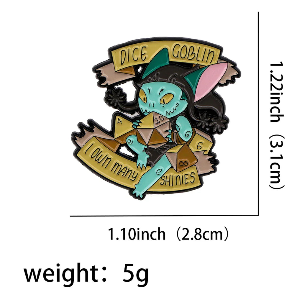Dice Goblin Enamel Pin 1 / 1