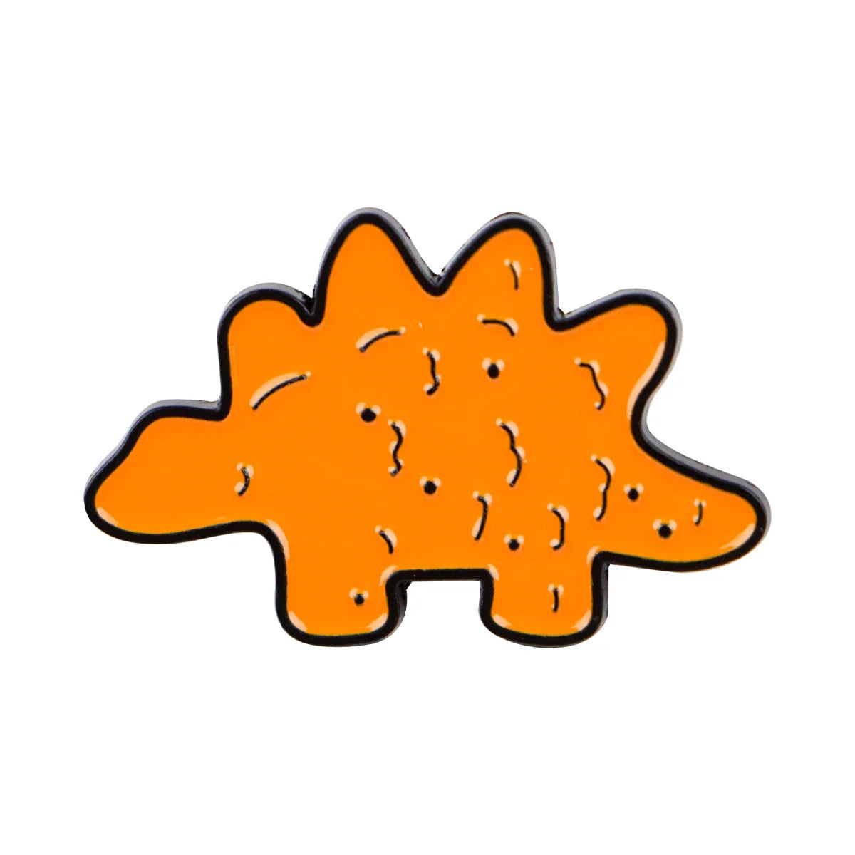 Dinosaur Chicken Nugget Enamel Pin 3