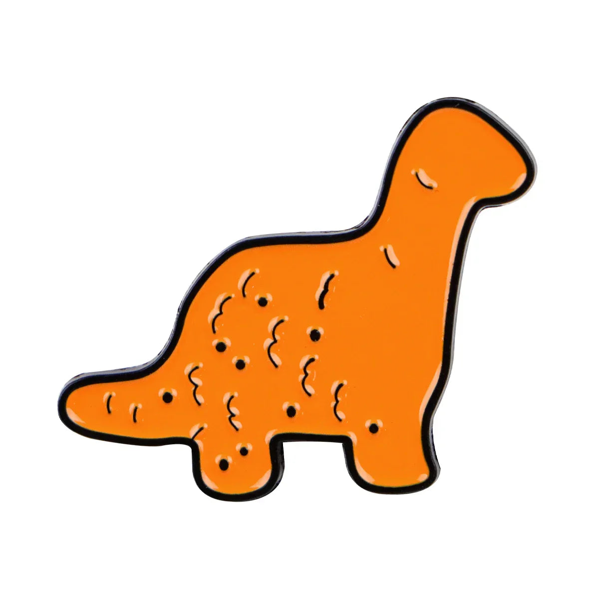 Dinosaur Chicken Nugget Enamel Pin 1