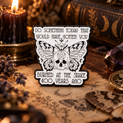 Do Something Today Pin enamel pin on a themed background