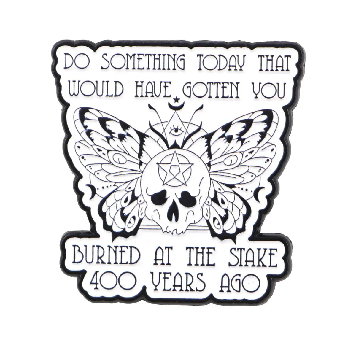 Gothic Butterfly Skull Enamel Pins Halloween Brooches Badge Lapel Pins for Backpacks Clothes Decoration Fashion Jewelry