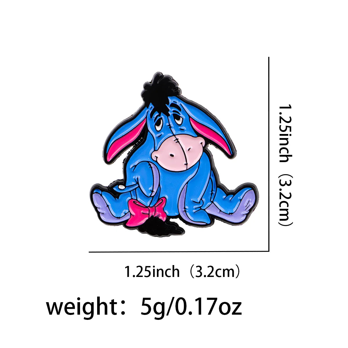 Donkey Enamel Pin 1