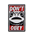 Funny Protest Frog Enamel Pin Cartoon Brooch Pines Lapel Pins Badge on Backpack Clothing Accessories Animal Jewelry