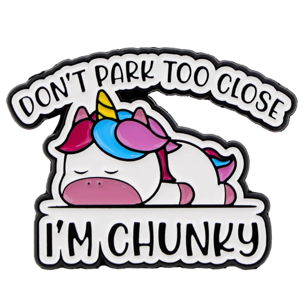 ’Don’t Park Too Close’ Enamel Pin 2