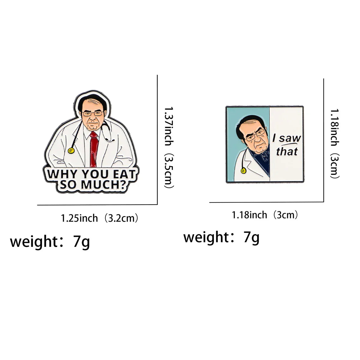 Dr Nowzaradan Enamel Pin