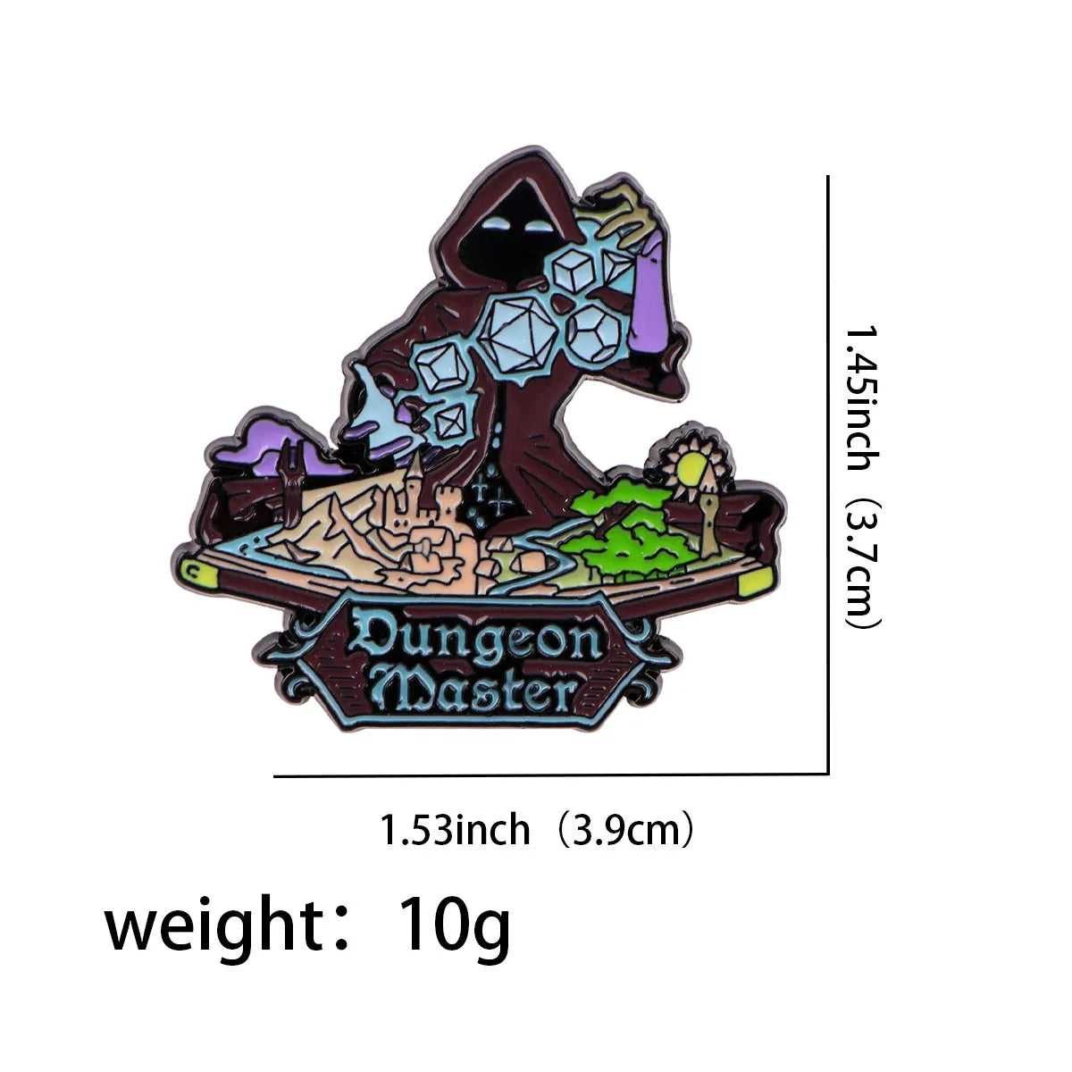 Dungeon Master Enamel Pin 1