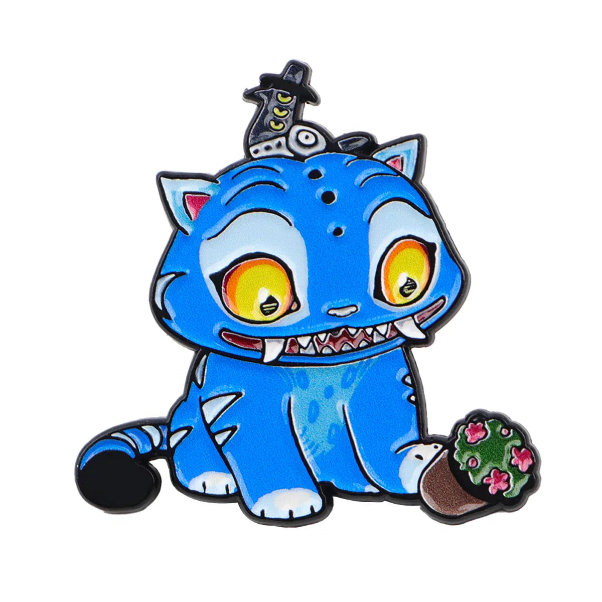 Cat & Crow Enamel Pin Movie Brooch Pines Lapel Pins Badge on Backpack Clothing Accessories Fashion Jewelry Friends