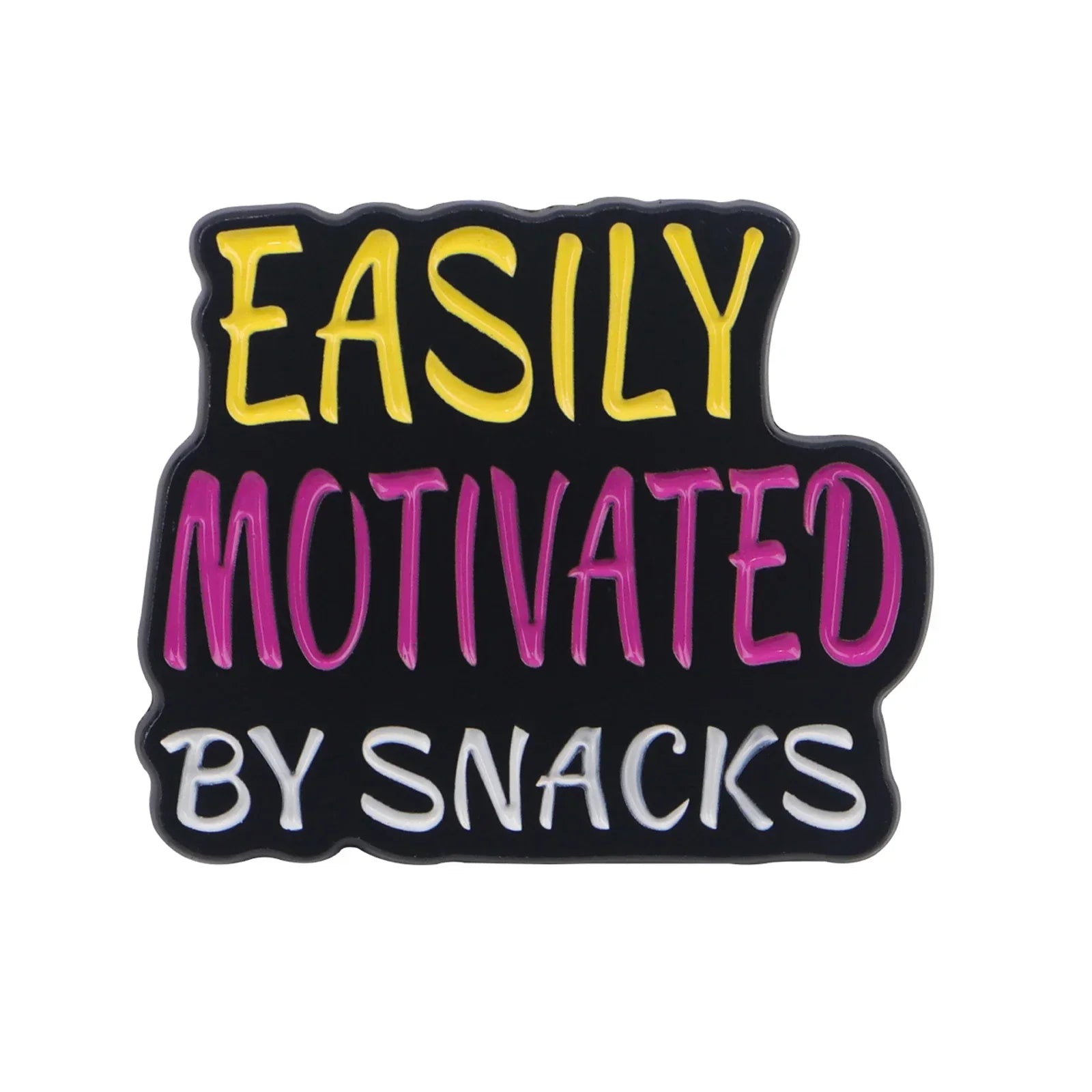 Easily Motivated By Snacks Enamel Pin 1