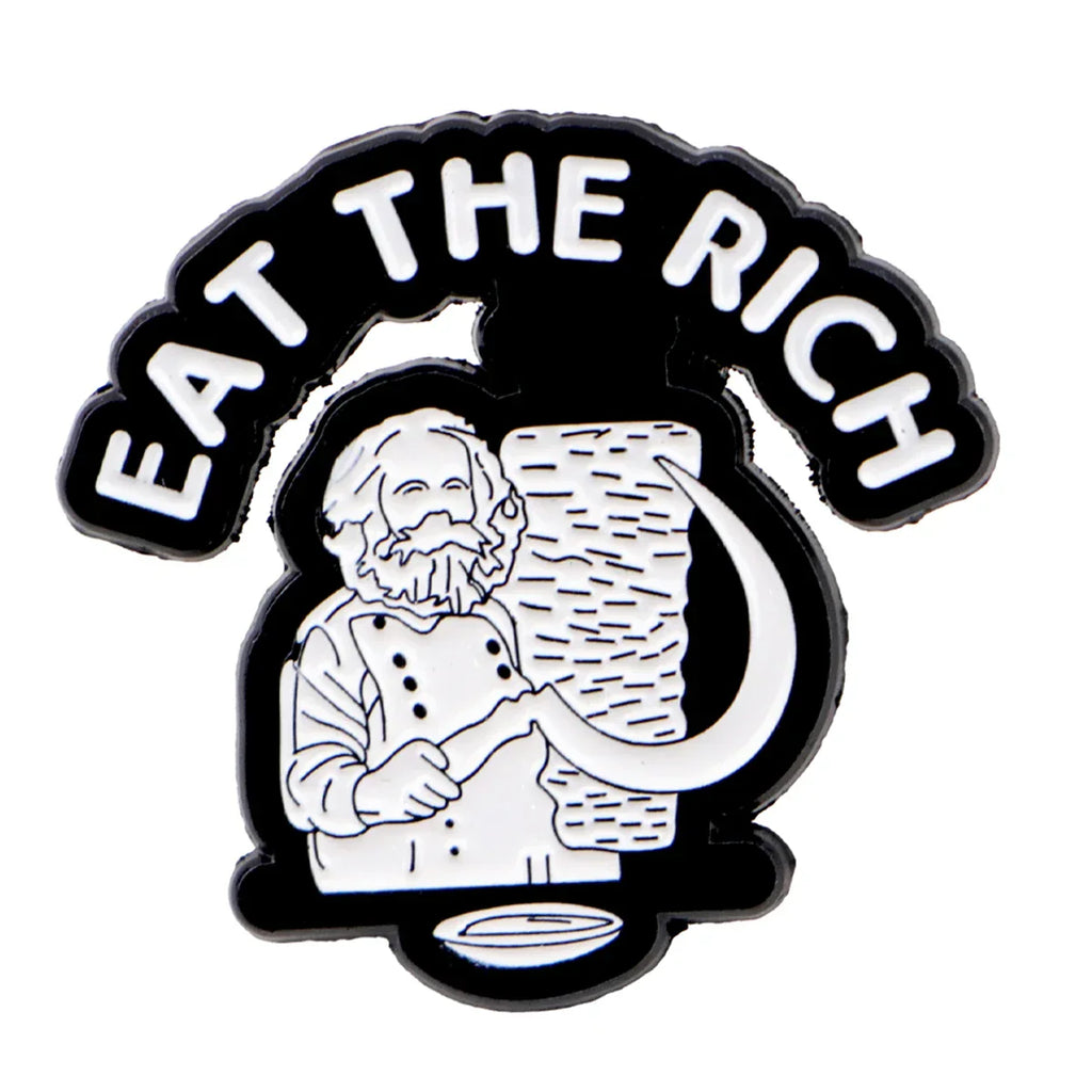 Socialist Quotes Enamel Pin Humorous Brooch Pines Lapel Pins Badge on Backpack Clothing Accessories Fashion Jewelry