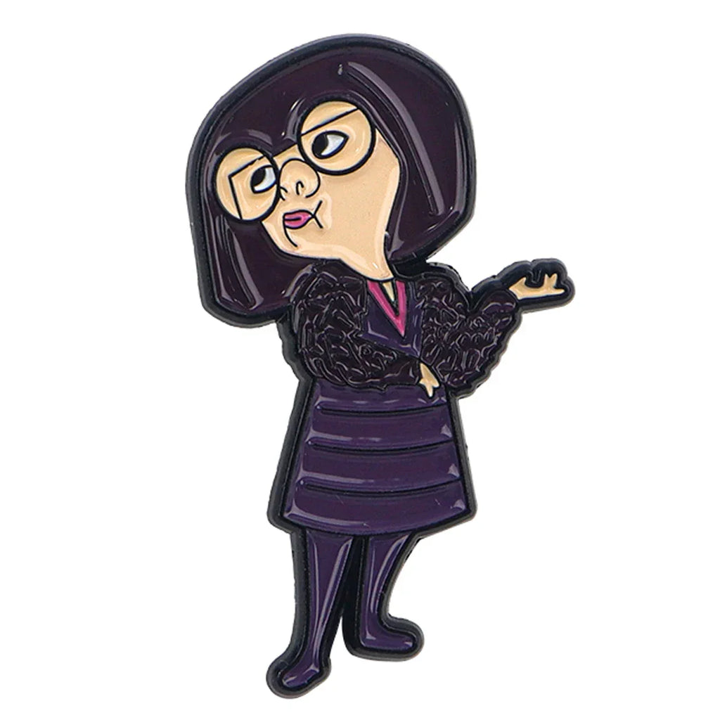 Edna Mode Enamel Pin 1