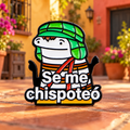 El Chavo Se Me Chispoteo enamel pin in a sunlit courtyard