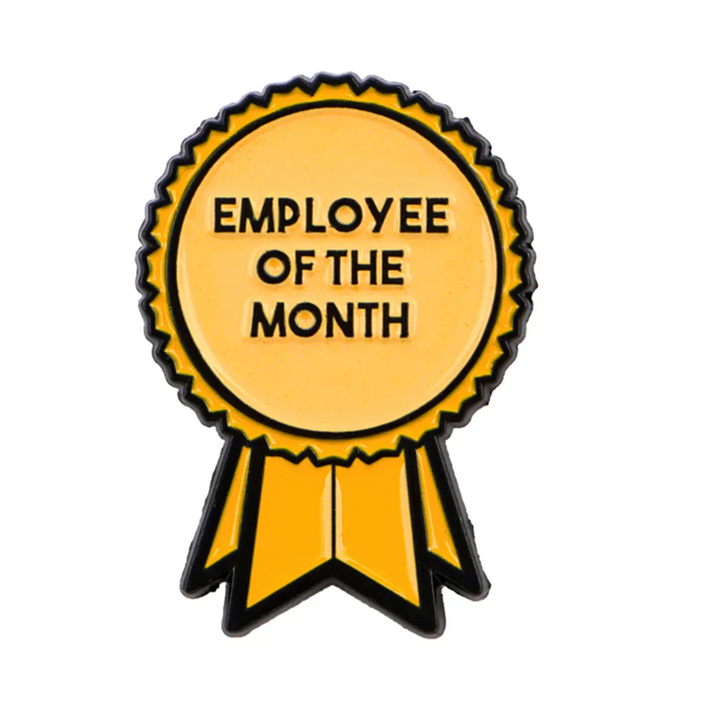 ’EMPLOYEE OF THE MONTH’ Award Enamel Pin Lapel Pins for Backpacks Brooches for Women Fashion Jewelry Accessories