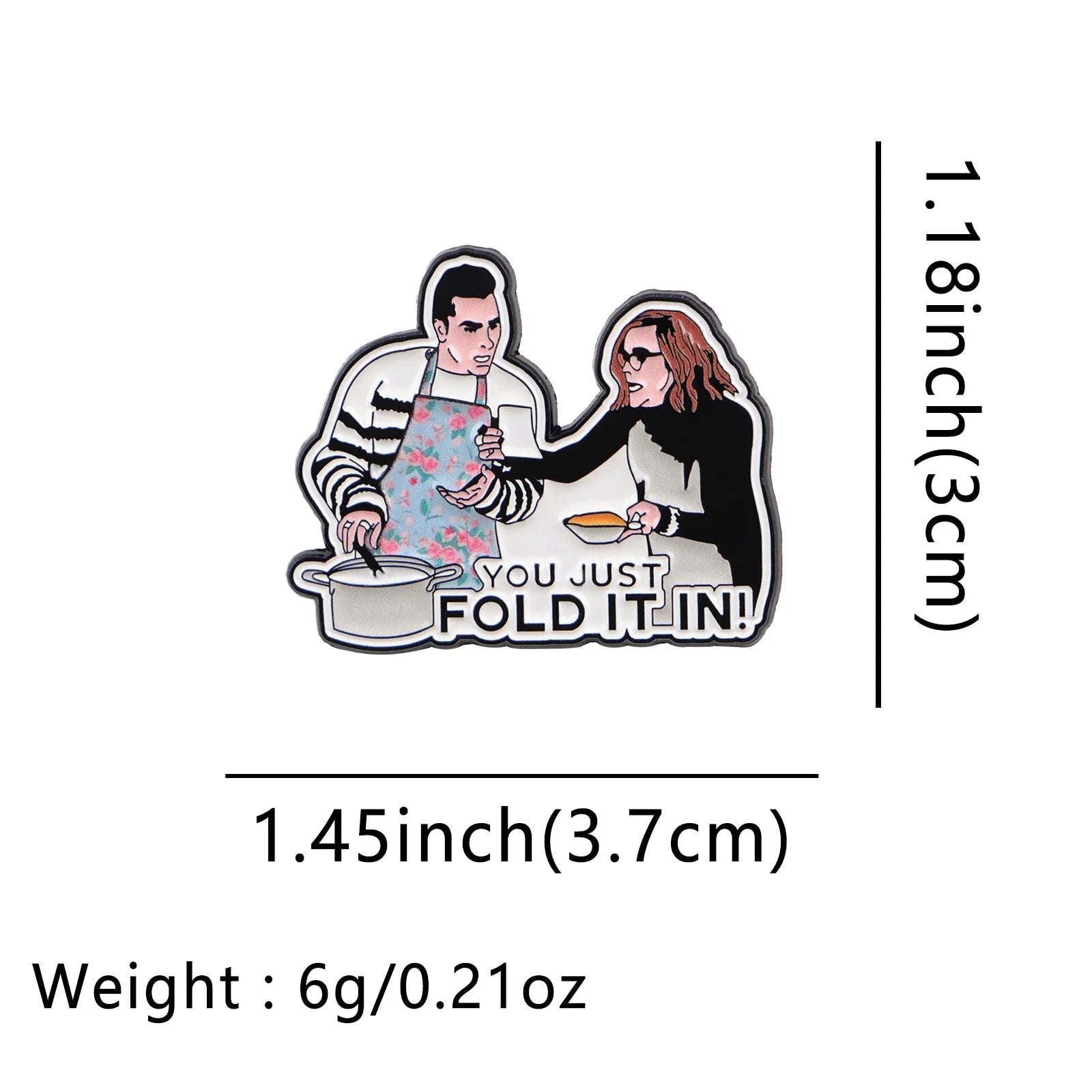 Everything Schitts creek Enamel Pin 1