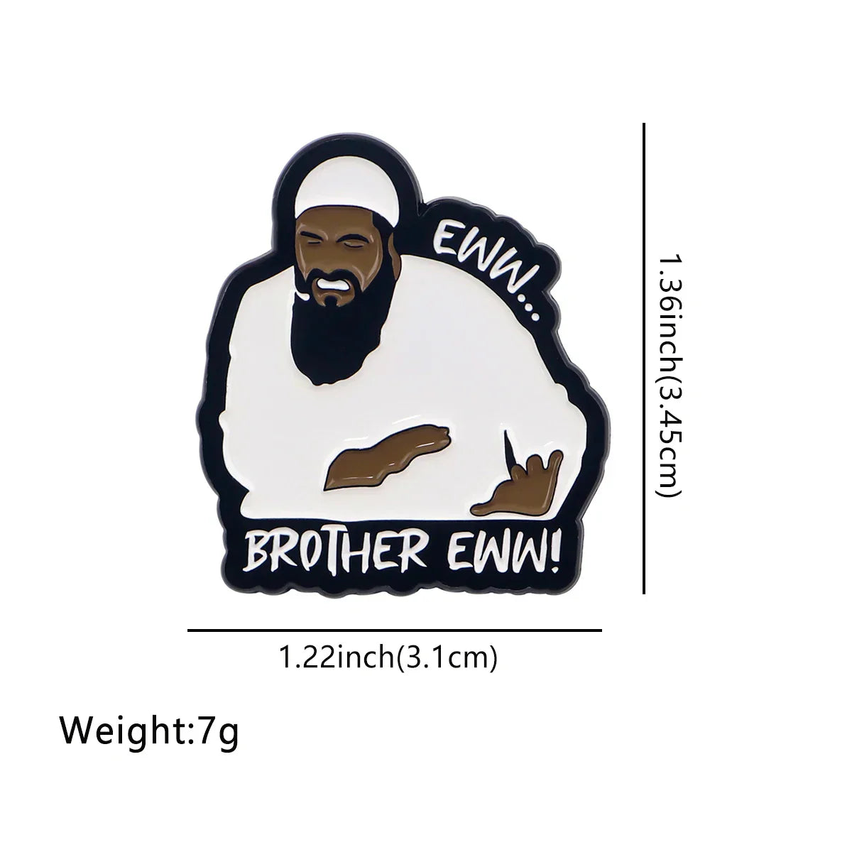 Eww Brother Eww Enamel Pin 1 / MULTI