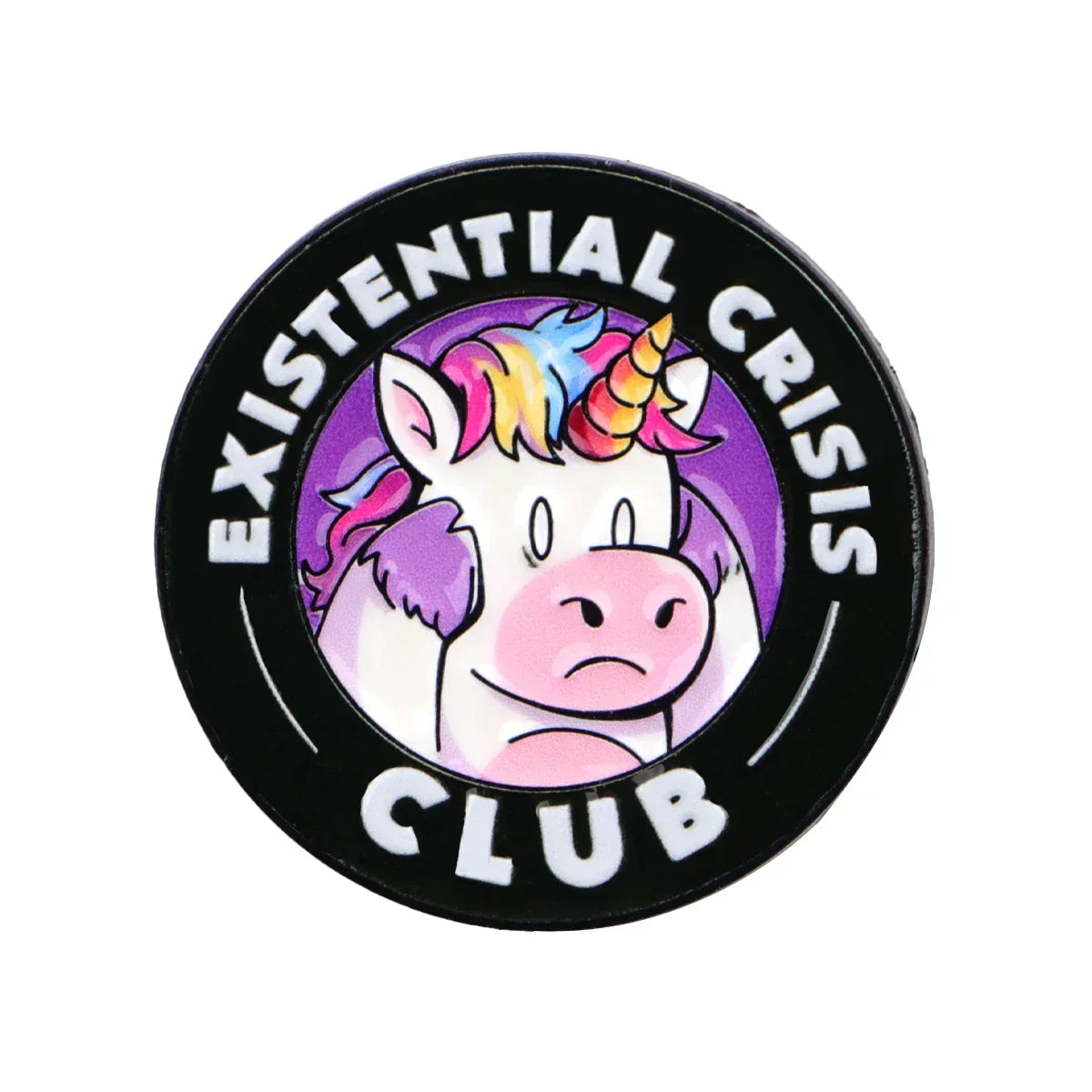 CLUB Enamel Pin Round Brooch Pines Lapel Pins Badge on Backpack Clothing Accessories Fashion Jewelry Friends Gifts - 1