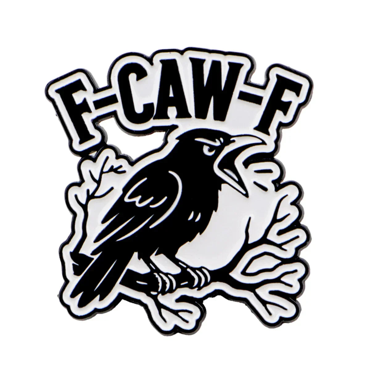 Gothic Crow Enamel Pin Halloween Brooch Pines Lapel Pins Badge on Backpack Clothing Accessories Fashion Jewelry Friends