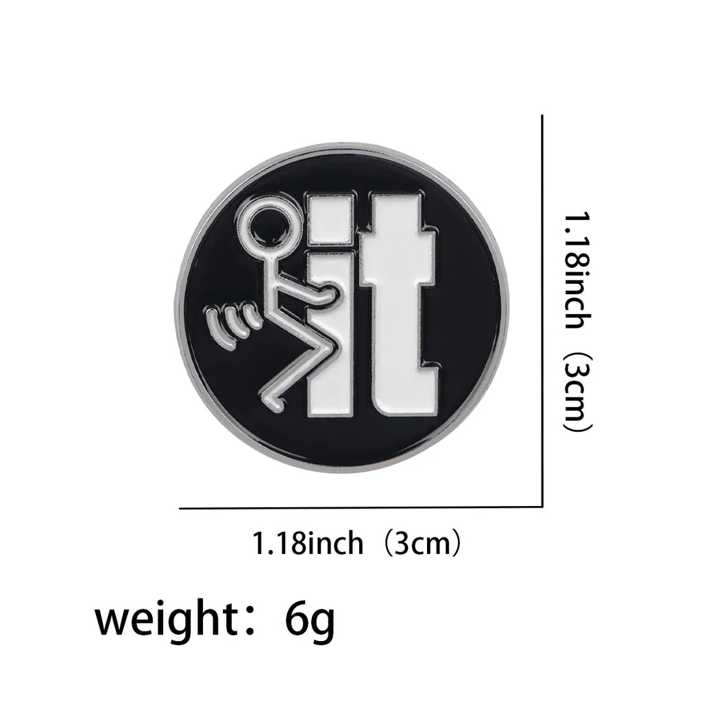 F*ck it Enamel Pin 1