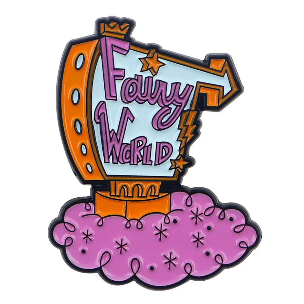 Fairy World Fairly Odd Parents Enamel Pin 1