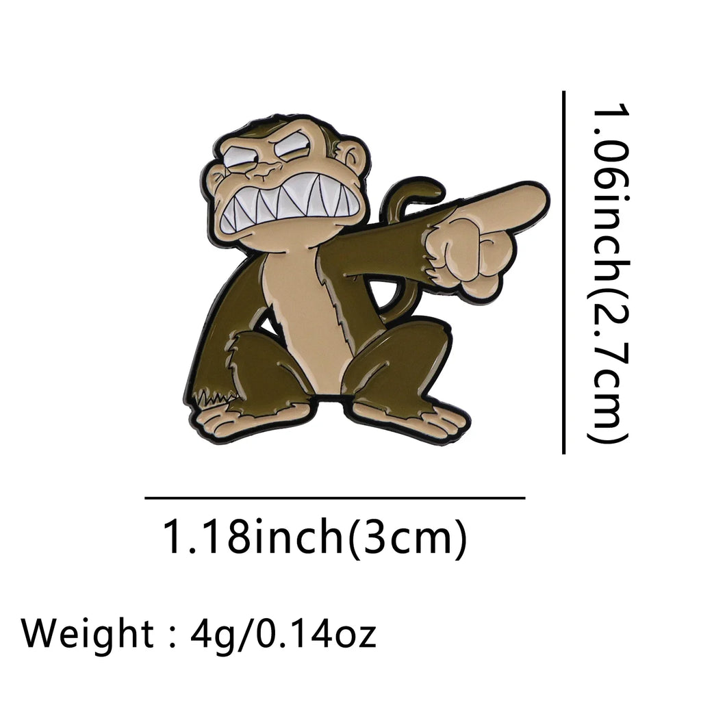 Family Guy Evil Monkey Enamel Pin 1