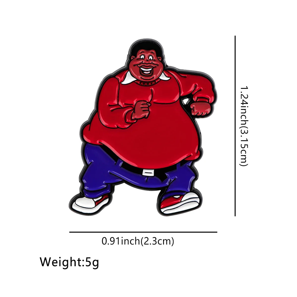 Fat Albert Enamel Pin 1