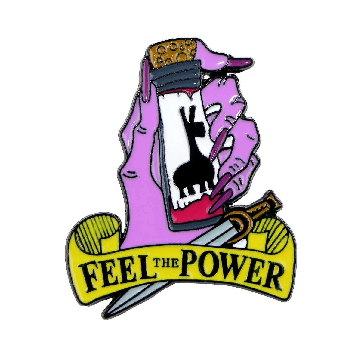 Feel The Power Camel Potion Enamel Pin 1