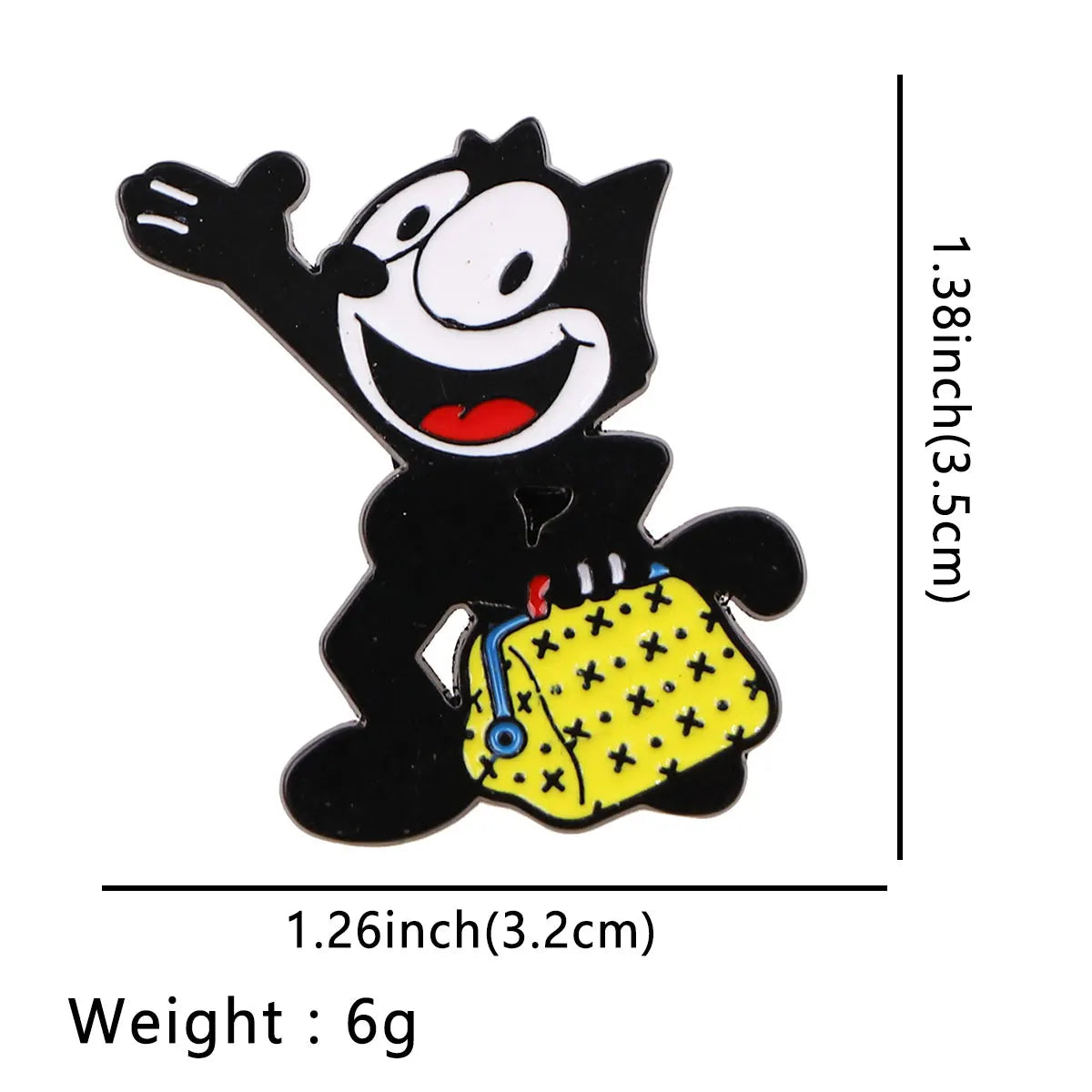 Felix the Cat Enamel Pin 1
