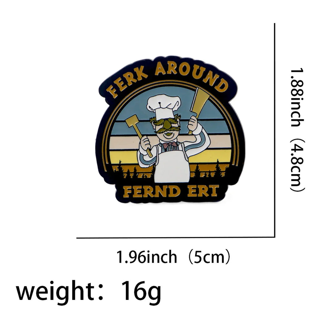 Ferk Around Enamel Pin 1