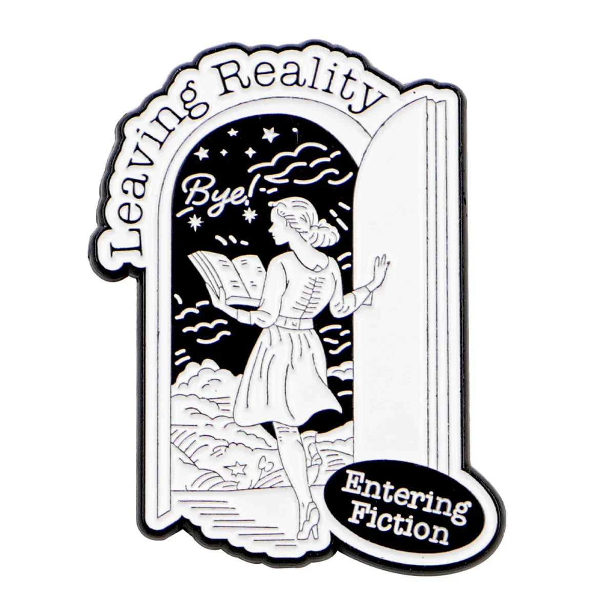 Fiction Book Enamel Pin 1