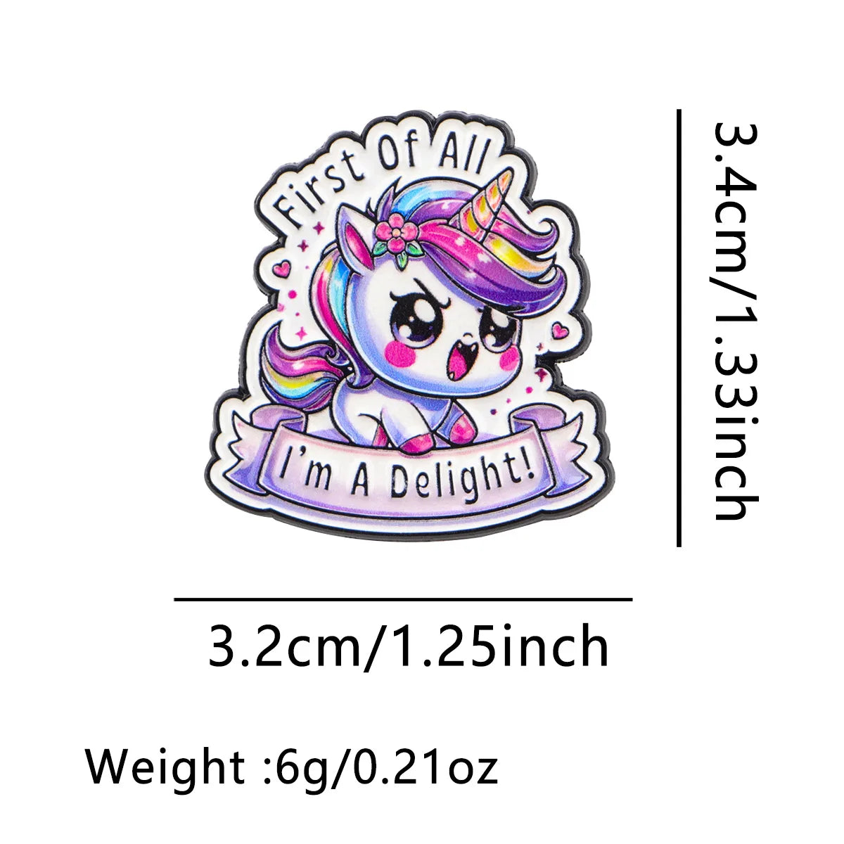 Kawaii Enamel Pin Rainbow Quote Brooch Pines Lapel Pins Badge on Backpack Clothing Accessories Funny Jewelry Friends