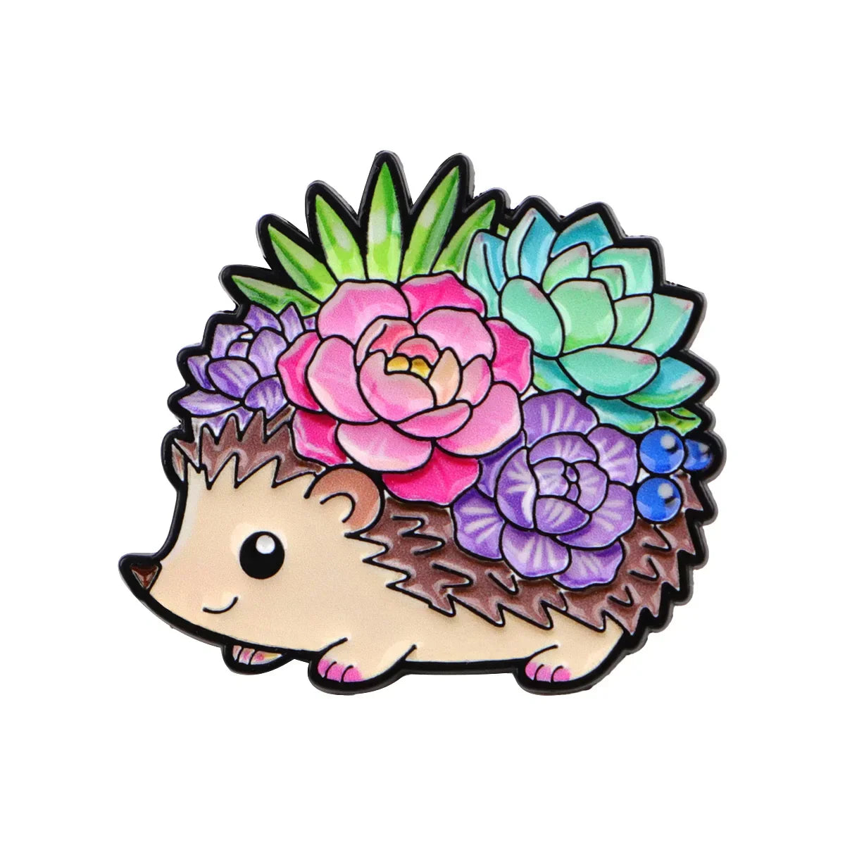 Plant Enamel Pin Cute Whale Brooch Pines Lapel Pins Badge on Backpack Clothing Accessories Animal Jewelry Friends Gifts