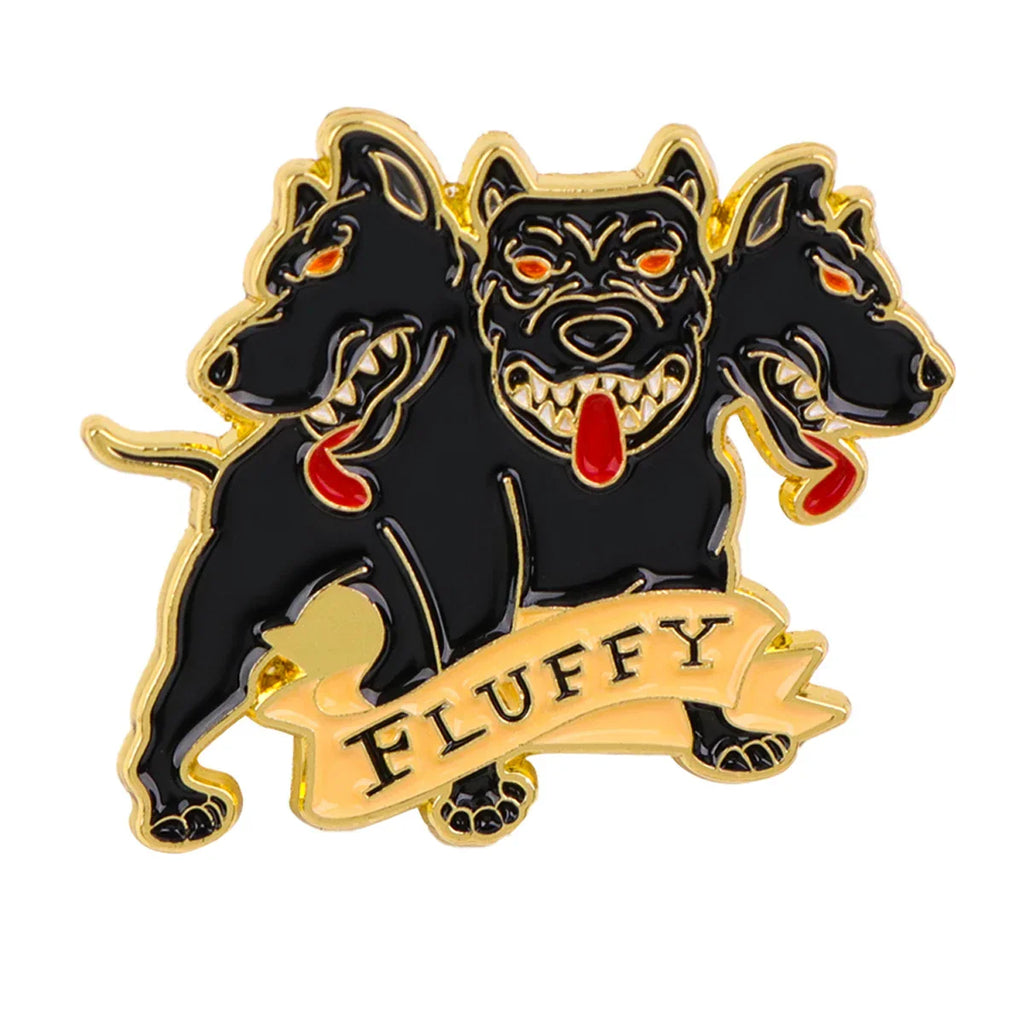 Cartoon Dogs Enamel Pin Vintage Brooch Pines Lapel Pins Badge on Backpack Clothing Accessories Animal Jewelry Friends