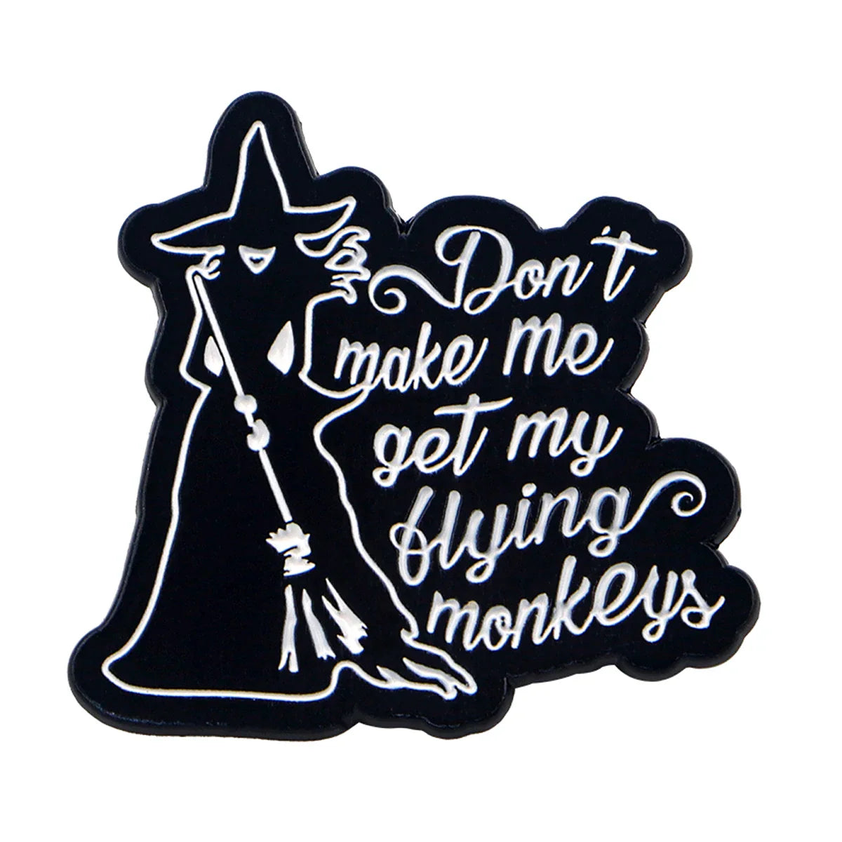 Flying Monkeys Witch Enamel Pin 1