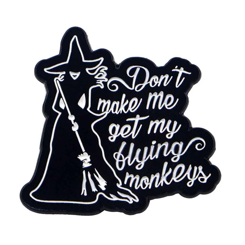 Flying Monkeys Witch Enamel Pin 1