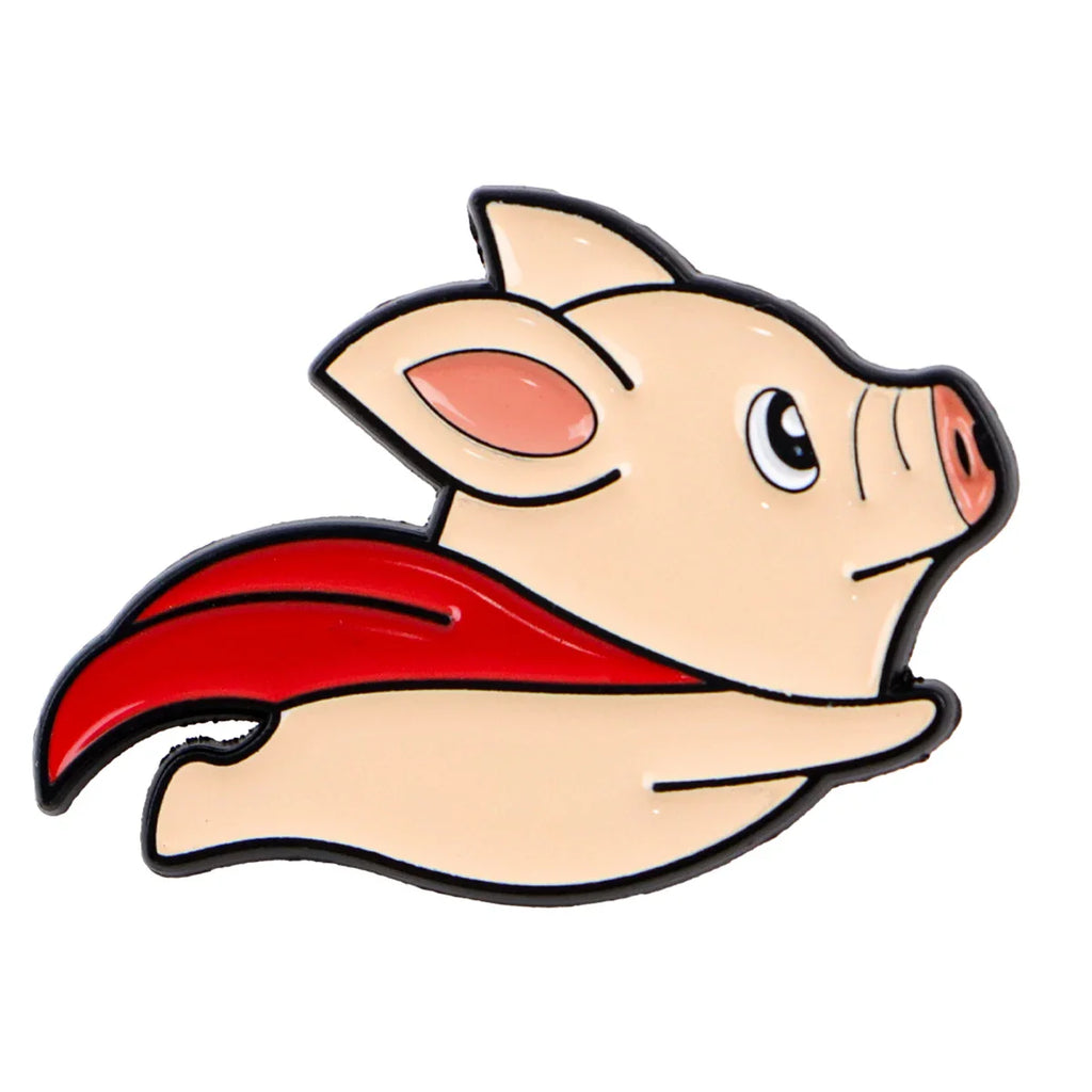 Flying Pig Enamel Pin 1