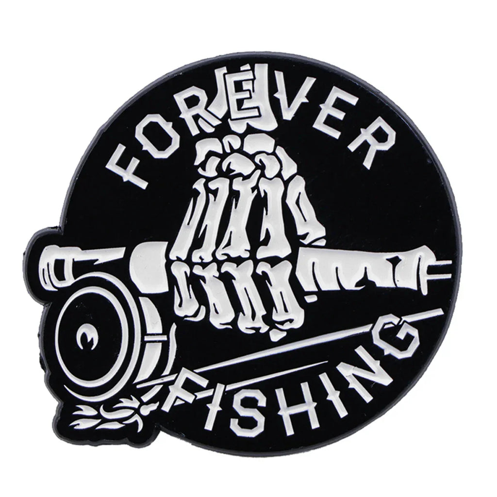 Forever Fishing Enamel Pin 1