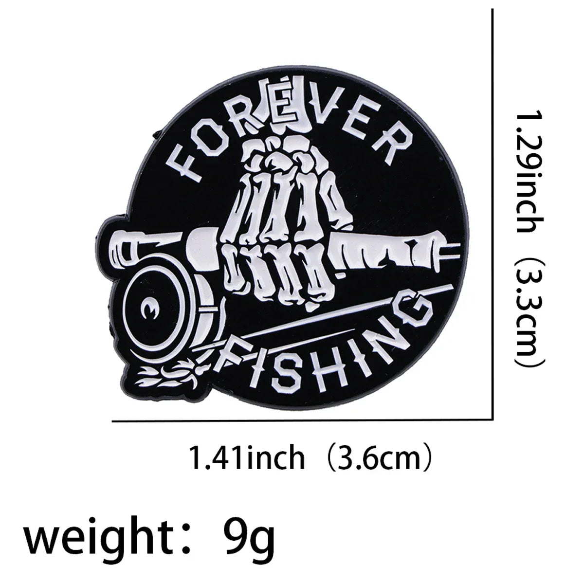 Forever Fishing Enamel Pin 1