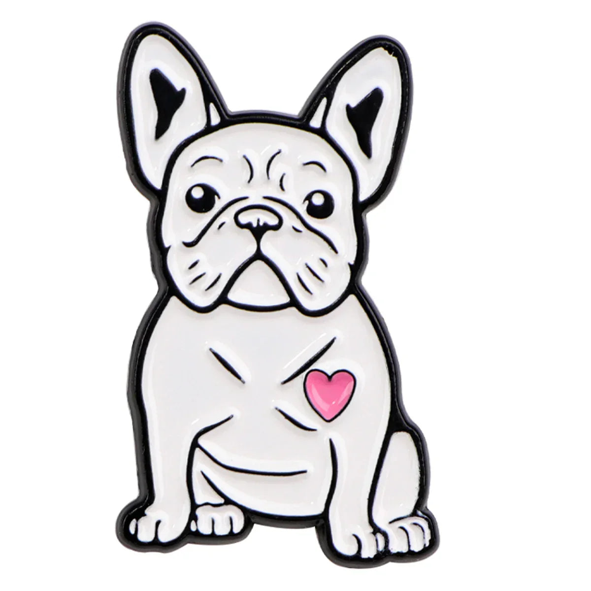 French Bulldog Lover Enamel Pin 1