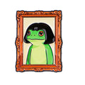 Frog Oil Painting Enamel Pin Funny Brooch Pines Lapel Pins Badge on Backpack Clothing Accessories Fashion Jewelry