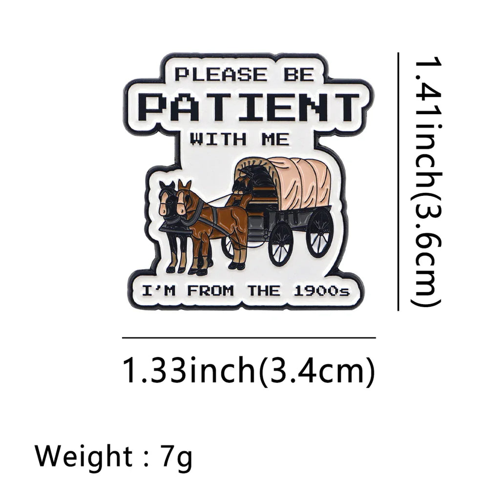 From The 1900s Enamel Pin 1