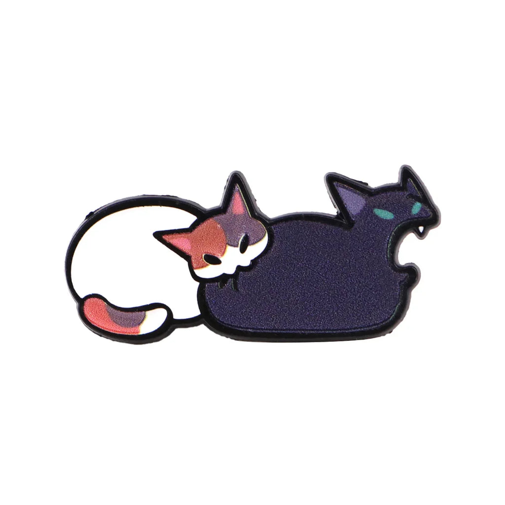 Funny Cat Enamel Pin Cartoon Animal Brooch Pines Lapel Pins Badge on Backpack Clothing Accessories Fashion Jewelry