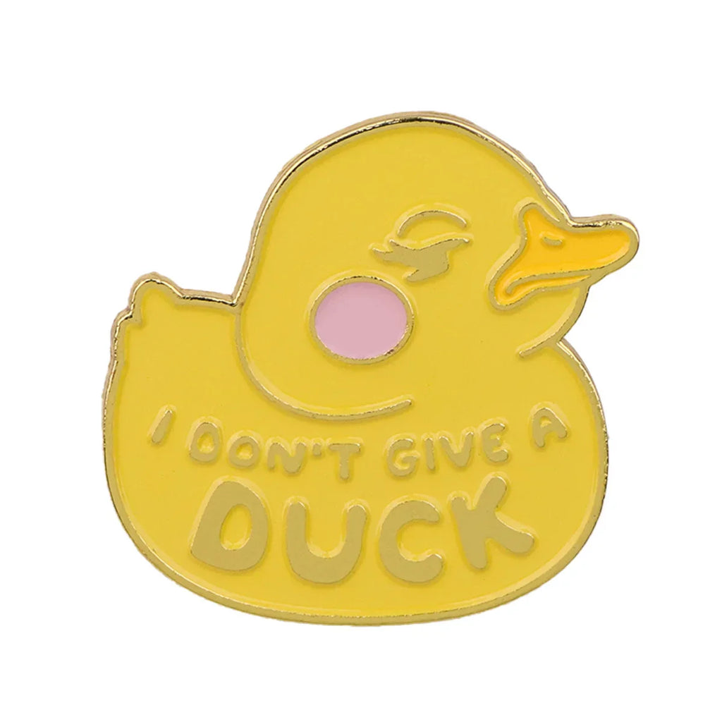 Funny Duck Enamel Pins Cartoon Women’s Brooches Lapel Pins Quotes Badge on Backpack Costume Accessories Animal Jewelry