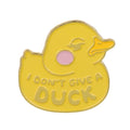 Funny Duck Enamel Pins Cartoon Women’s Brooches Lapel Pins Quotes Badge on Backpack Costume Accessories Animal Jewelry